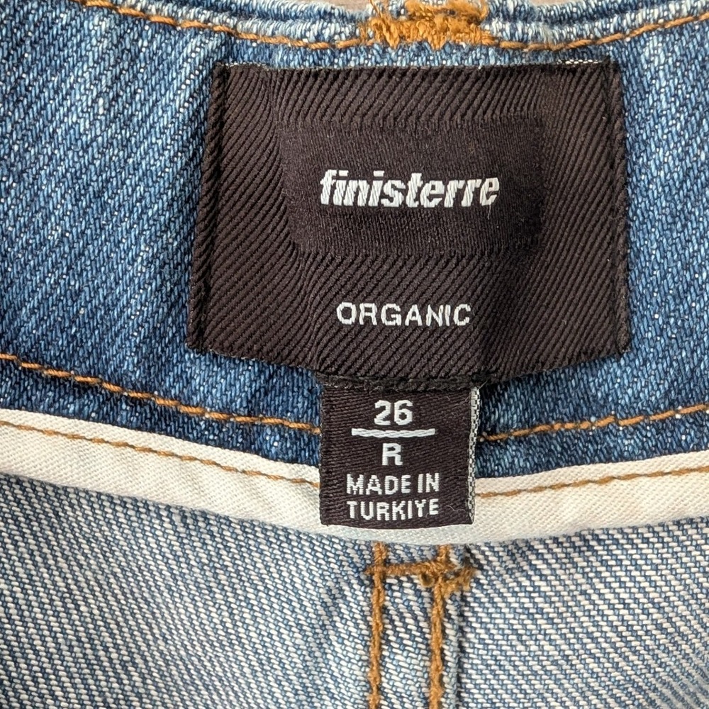 NWT Finisterre Yarrel Barrel Jeans in indigo Blue - Women 26R - Picture 3 of 15